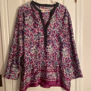 Banana Republic Purple, Blue, and Gray Tunic